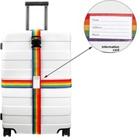 Sangle de bagage en nylon en gros, conception de logo personnalisée, styles variés, clip en plastique de 50 mm, crochet, sacs en PP, valises, accessoires de valise
