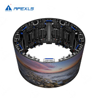 Écran LED flexible incurvé intérieur/extérieur P2.6 P1.9 pour location, affichage vidéo, événements, expositions, scènes, IP65