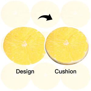 بيع بالجملة مخصص للاستخدام المنزلي كرسي محشو من الفاكهة القطنية وسادة مستديرة ناعمة من القطيفة وسادة وسائد من القطيفة - Product Image 6