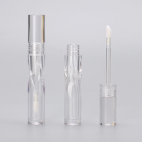 OMI Personnalisé Moderne Vide Clair 3.5ml Récipient de Brillant à Lèvres Recyclable Unique Bouteille de Brillant à Lèvres Tubes en Plastique