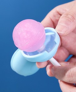 Lollipop Kreative Kindliche Eisform Hausgemachte Eis am Stiel Eis gitter Whisky Cocktail Runde Eisform - Product Image 4