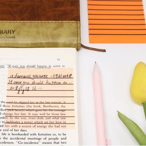 Notas Adhesivas Translúcidas Impermeables, Película Fluorescente Creativa para Notas, <span class=keywords><strong>Lectura</strong></span>, Estudio, Oficina, Escuela - Product Image 5