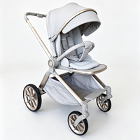 Poussette de voyage légère 3-en-1 YouBei - Siège réversible détachable et châssis pliable amortissant les chocs pour nouveau-né et tout-petit