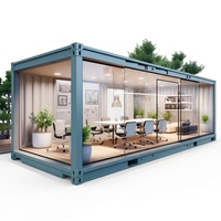 Bureau portable en conteneur, maison modulaire modifiée en conteneur maritime, kiosque de vente en conteneur à vendre