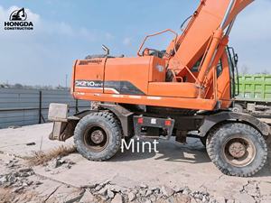 Excavatrice sur pneus Doosan 210w-7 d'occasion Offre Spéciale DX210w-9c avec moteur central et engrenage à vendre - Product Image 5