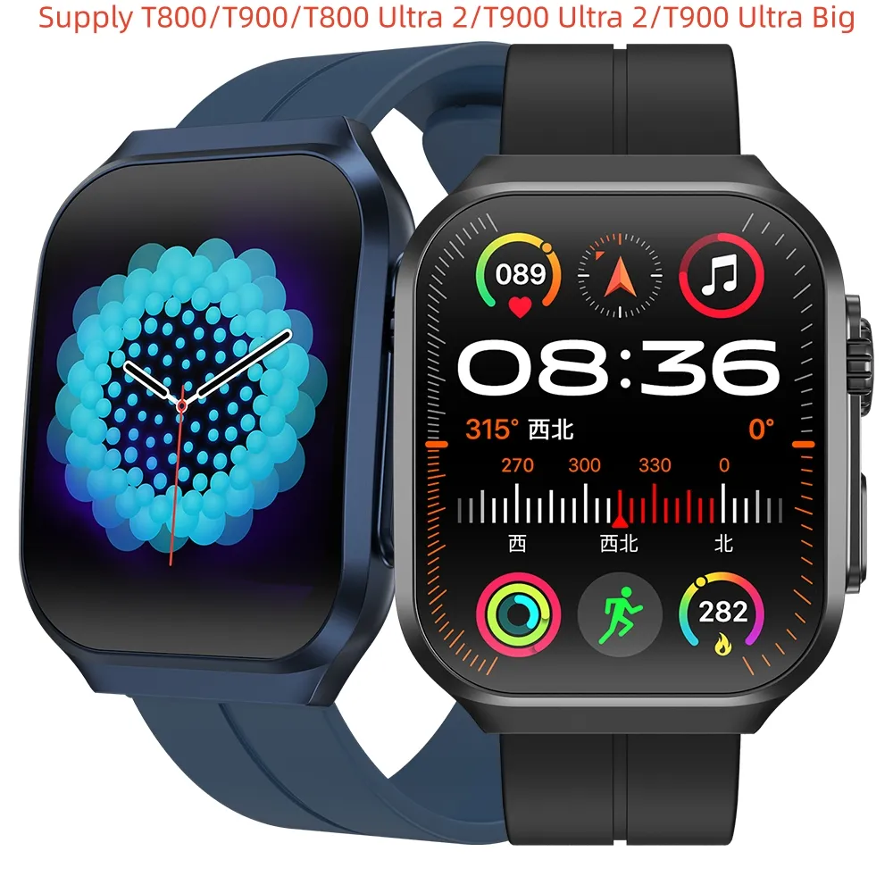 2024 Ultra Watch 8 9 T900 Ultra T800 ultra 2 Smart Watch Men Sports Smartwatch BLE Call Big S8 S9 Smartwatch series 8