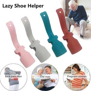 1PC Professional Shoehorn Plastic Colorful Lazy Shoe Unisex Wear Shoe Horn Lifter Easy On/Off Household Gadgets - Product Image 1