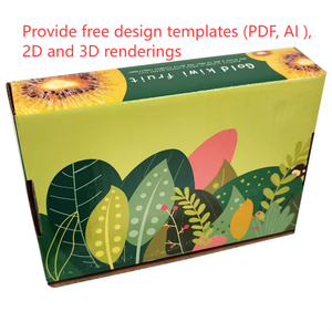 Tùy chỉnh in sản xuất có thể tái chế tùy chỉnh giấy sóng citrus trái cây Quà tặng hộp bưu phẩm cho bao bì - Product Image 2