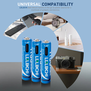 1100mwh USB Loại C Cổng AAA pin Lithium 1.5V đồ chơi đồ chơi pin có thể sạc lại - Product Image 6