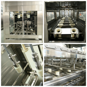 Machine de remplissage de scellage de nettoyage de tambour à grande vitesse 150BPH 19L avec système de bande transporteuse pour jerrycans en PET - Product Image 4