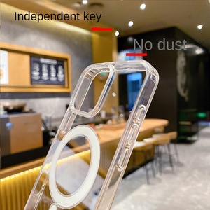 Trong Suốt Acrylic Magnetic Trường Hợp Điện Thoại Cho <span class=keywords><strong>Iphone</strong></span> 16 Pro Max Cho Iphone16 Trường Hợp Cho Silicone Hút New Điện Thoại Di Động Trường Hợp - Product Image 2