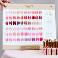 ZRKGEL LADAI Gel de Construction Transparent Nude 60 Couleurs Sans TPO ni HEMA, Gel de Base Caoutchouc pour Salon de Manucure, Vente en Gros, Gel Longue Durée à Prix Compétitif