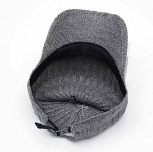 Autumn Winter Women Lady Warm Jacquard Baseball Cap Casual Fashion Solid Knitted <b>Hat</b> - Product Image 6