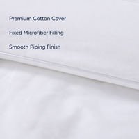Couette d'hôtel blanche 100 % coton, respirante, durable, toutes saisons, literie OEM, fournisseur direct, polyester