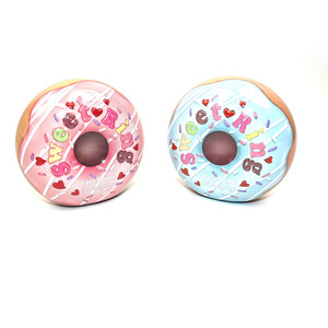 Donut Tinplate Container Round Recyclable Candy <b>Box</b> for Cookies Biscuit Jelly Chocolate <b>Sweet</b> Treat Storage - Product Image 1