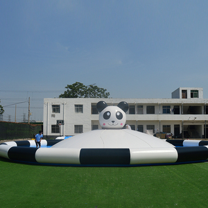 Parc aquatique gonflable géant d'extérieur <span class=keywords><strong>avec</strong></span> toboggan aquatique et grande <span class=keywords><strong>piscine</strong></span>, thème ours polaire - Product Image 6