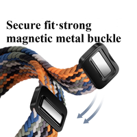 Bracelet en nylon tissé à haute élasticité avec boucle magnétique pour Samsung Watch Ultra1/2 47 mm, bracelet de sport pour Samsung Watch 9 8