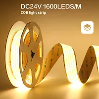 Bande lumineuse LED COB haute densité à 5 rangées de lumens élevés Bande lumineuse intelligente étanche de 30mm pour la maison et l'extérieur Bande LED COB de 30mm