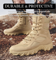 WANZHUO nouveau hiver automne extérieur lumière randonnée escalade chaussures d'entraînement Jungle Camouflage anti-dérapant imperméable bottes tactiques
