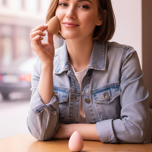 Lot <span class=keywords><strong>de</strong></span> 4 <span class=keywords><strong>éponge</strong></span>s <span class=keywords><strong>de</strong></span> maquillage avec ruban <span class=keywords><strong>de</strong></span> fixation – <span class=keywords><strong>Éponge</strong></span>s cosmétiques pour un maquillage parfait - Product Image 4