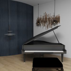 Kasaro แผ่นไม้อะคูสติกสไตล์โมเดิร์นใหม่สำหรับห้องนั่งเล่นห้องนอนโรงพยาบาล - Product Image 3