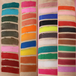 2025 superventas DIY 166 colores paleta de <span class=keywords><strong>sombras</strong></span> de ojos individuales brillo de larga duración mate brillo sombra de ojos sartenes piel oscura orgánica - Product Image 4