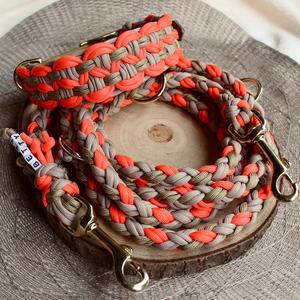 Personalizado ajustable macramé tejido a mano poliéster Paracord mascota perro Collar Correa conjunto seguridad fuerza perro plomo - Product Image 5