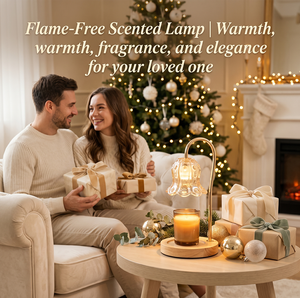 Lampe chauffe-bougie en bois massif avec logo personnalisé OEM, 4 niveaux de luminosité réglables, pour la vente en gros - Product Image 4