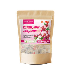 The Roselle, Rose dan Jasmine tiga-bunga teh memiliki efek menghilangkan batuk, menurunkan tekanan darah dan Sobering up - Product Image 5