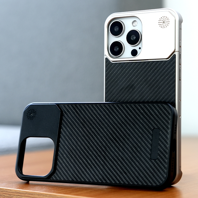 Aluminum Fiber Pattern Aromatherapy Mobile Phone Case for iPhone 11-15 Find X6 Pro Made Aluminum PC Includes Phone Case