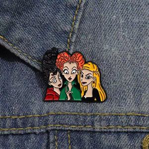 Venta al por mayor divertido tres <span class=keywords><strong>hermanas</strong></span> Hada tema Anime esmalte Metal broche-elegante para el Día Nacional ropa de fiesta de cumpleaños - Product Image 4