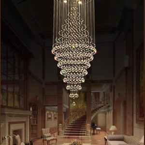 Moderne Minimalisme Led Hanglamp Eetkamer Woonkamer Hotel Trap Kroonluchters Fabrieksverkoop Groothandel Kroonluchter - Product Image 5