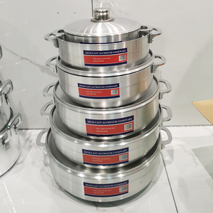 Utensilios de cocina baratos, olla de <span class=keywords><strong>aluminio</strong></span> de 6 ollas, <span class=keywords><strong>cazuela</strong></span> fundida a presión, cocina forjada, juegos de utensilios de cocina de gran capacidad con tapa, juego de ollas para sopa - Product Image 2