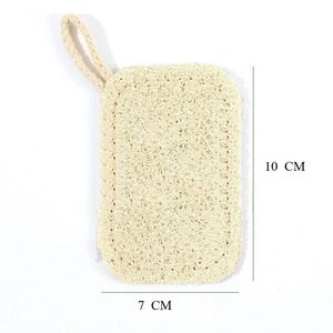 Éponge à vaisselle naturelle en loofah, en fibres végétales, réutilisable, écologique, éliminateur de taches d'huile avec corde de suspension, nettoyage de la cuisine - Product Image 1