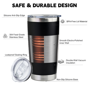 ZREGGUR Tasse à bière <span class=keywords><strong>personnalisée</strong></span> en métal multicolores de 20 oz et 30 oz, gobelet <span class=keywords><strong>isotherme</strong></span> en acier inoxydable à double paroi, <span class=keywords><strong>mug</strong></span> de voyage pour café - Product Image 3