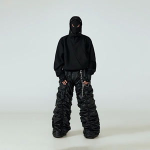 <span class=keywords><strong>Felpa</strong></span> Unisex Streetwear all'Ingrosso con Doppio <span class=keywords><strong>Cappuccio</strong></span>, Antivento, Calda, con Maschera, Oversize, Techwear, Casual, Premium - Product Image 5