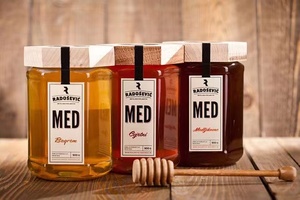 45Ml Nhỏ Hình Lục Giác Thủy Tinh Mật Ong <span class=keywords><strong>Jar</strong></span> Với Nắp Bằng Gỗ - Product Image 3