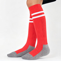 Chaussettes de football pour enfants, épaisses, respirantes, antidérapantes, absorbant l'humidité, à séchage rapide, en polyester éponge, chaussettes de sport