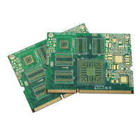 Fabricant de cartes accélératrices GPU/NPU/ASIC personnalisées avec substrat à faible perte, HDI, forage contrôlé, impédance contrôlée et connecteurs dorés