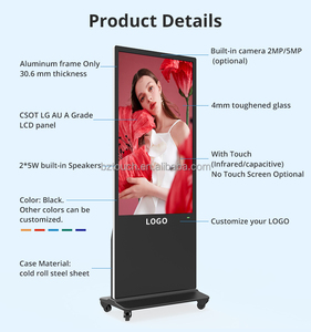 86 "75" 55 "inch <span class=keywords><strong>LCD</strong></span> kích thước lớn Bảng menu tầng thường vụ quảng cáo toàn màn hình kiosk 4k kỹ thuật số biển <span class=keywords><strong>LCD</strong></span> hiển thị cho cổng hàng không - Product Image 5