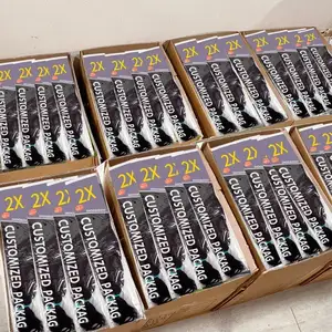Bestseller ghana Individuelles Eigenmarken 2x kaufen 52 Zoll Verlängerung synthetisches vorgestrecktes Jumbo-Zöpfhaar