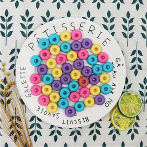 Moldes de silicona con forma de donut para decoración de pasteles, bandeja de cubo de hielo para dulces, <span class=keywords><strong>Chocolate</strong></span>, goma, 48 cavidades, <span class=keywords><strong>precio</strong></span> de fábrica - Product Image 2