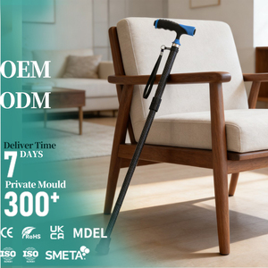 Bastón Inteligente con Luz LED Telescópica Ajustable y Portátil, Bastón para <span class=keywords><strong>Personas</strong></span> <span class=keywords><strong>Mayores</strong></span> con Luz LED - Product Image 1