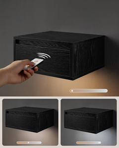 <span class=keywords><strong>VASAGLE</strong></span> <span class=keywords><strong>Table</strong></span> <span class=keywords><strong>de</strong></span> <span class=keywords><strong>chevet</strong></span> murale flottante avec tiroir et lumière LED <span class=keywords><strong>Table</strong></span> <span class=keywords><strong>de</strong></span> <span class=keywords><strong>chevet</strong></span> pour chambre à coucher - Product Image 3