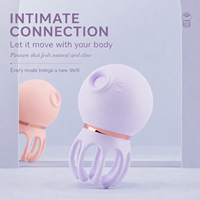 Vibrateur Clitoridien Octopus en Gros, 9 Modes de Vibration, 5 Modes de Succion, Étanche IPX7, Rechargeable USB Magnétique, Jouet Adulte