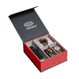 Reloj rígido duradero de cartón con logotipo personalizado, joyería, gafas de sol, organizador de almacenamiento, embalaje, caja de <span class=keywords><strong>viaje</strong></span> - Product Image 5
