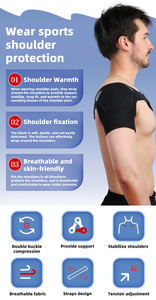 แผ่นรองพยุงหลังแบบปรับได้สำหรับออกกำลังกาย ป้องกันการบาดเจ็บ ช่วยฟื้นฟูอาการบาดเจ็บ รองรับ<span class=keywords><strong>ไหล่</strong></span> - Product Image 2