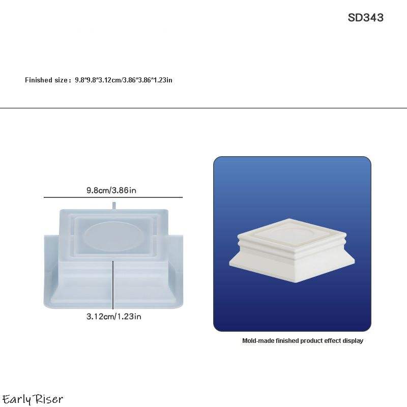 SD343 Base para Casa de Candelabro Navideño B