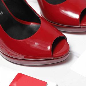 Designer <strong>Shoes</strong> Genuine Leather <strong>Red</strong> <strong>Shoes</strong> Peep-toe Platform <strong>Heels</strong> Luxury High <strong>Heels</strong> Wedding <strong>Shoes</strong> Bride's <strong>Shoes</strong> - Product Image 3