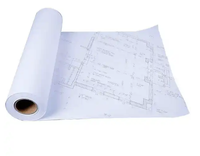 80g/90g tamaño A1 620mm * 50m CAD Plotter rollo de papel Bond rollos de papel para impresión precio de fábrica mejor calidad